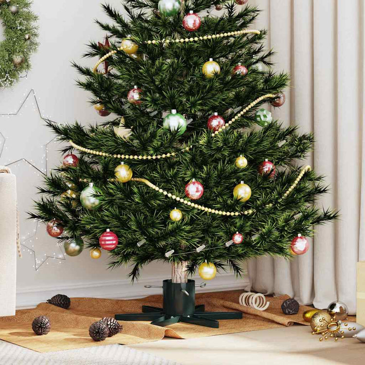 Vidaxl kerstboomstandaard groen 50 x 50 x 15,5 cm staal