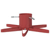 Vidaxl kerstboomstandaard 1.73 rood 50 x 50 x 15,5 cm staal