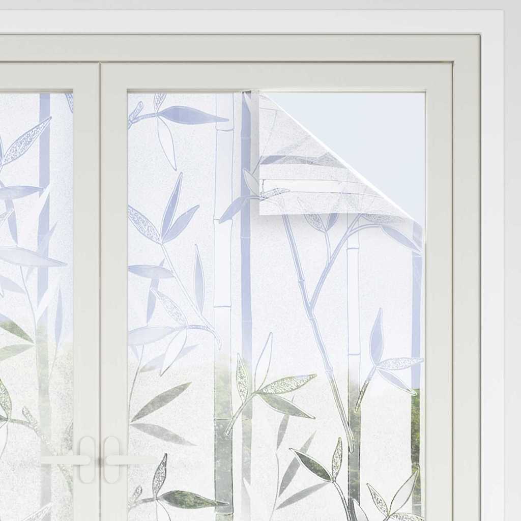 Vidaxl statistisch raamfoli bamboo patroon 90 x 500 cm pvc