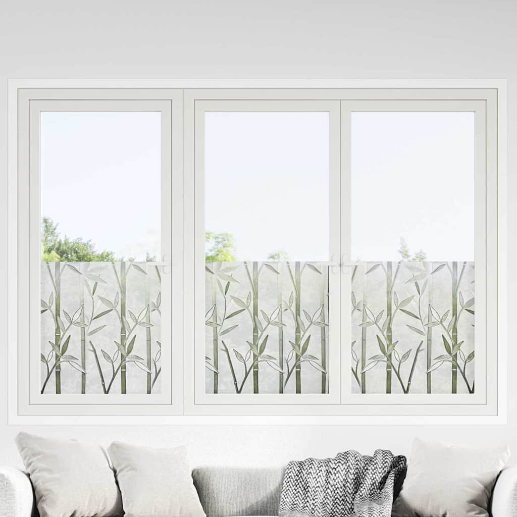 Vidaxl statistisch raamfoli bamboo patroon 90 x 500 cm pvc