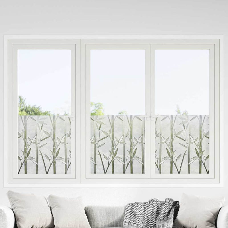 Vidaxl statistisch raamfoli bamboo patroon 90 x 500 cm pvc