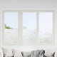 Vidaxl statische raamfolie ster patroon 45 x 500 cm pvc