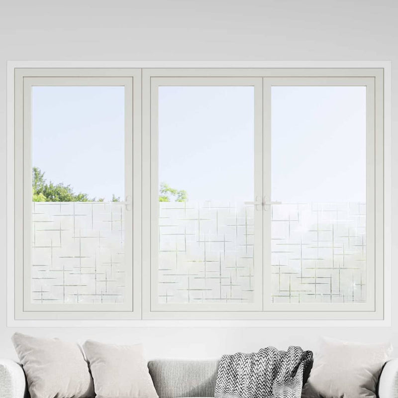 Vidaxl statische raamfolie ster patroon 45 x 500 cm pvc