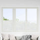 Vidaxl statische raamfolie bloemen patroon 90 x 500 cm pvc