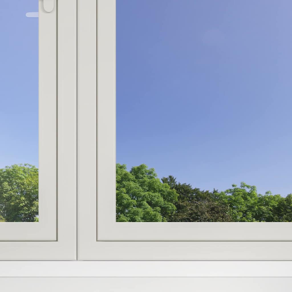 Vidaxl statisch reflecterend zonnevensterfolie zilver 60 x 2000 cm pvc