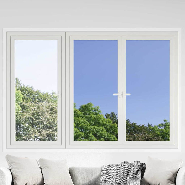 Vidaxl statisch reflecterend zonnevensterfolie zilver 60 x 2000 cm pvc