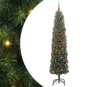 Vidaxl kunstkerstboom groen 180 cm pvc en staal en kunststof - afbeelding 1