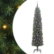 Vidaxl kunstkerstboom groen 180 cm pvc en staal en kunststof - afbeelding 2