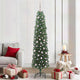 Vidaxl kunstkerstboom groen 210 cm pvc en staal en kunststof