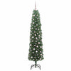 Vidaxl kunstkerstboom groen 210 cm pvc en staal en kunststof