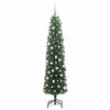 Vidaxl kunstkerstboom groen 210 cm pvc en staal en kunststof