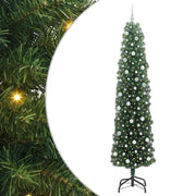 Vidaxl kunstkerstboom groen 240 cm pvc en staal en kunststof - afbeelding 2