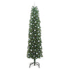Vidaxl kunstkerstboom groen 240 cm pvc en staal en kunststof