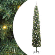 Vidaxl kunstkerstboom groen 270 cm pvc en staal en kunststof - afbeelding 2