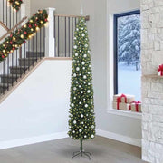 Vidaxl kunstkerstboom groen 270 cm pvc en staal en kunststof - afbeelding 1