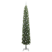 Vidaxl kunstkerstboom groen 270 cm pvc en staal en kunststof - afbeelding 3