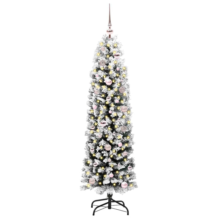 Vidaxl kunstkerstboom groen 150 cm pvc en staal en kunststof