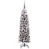 Vidaxl kunstkerstboom groen 150 cm pvc en staal en kunststof