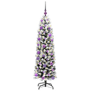 Vidaxl kunstkerstboom groen 150 cm pvc en staal en kunststof - afbeelding 3