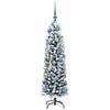 Vidaxl kunstkerstboom groen 150 cm pvc en staal en kunststof