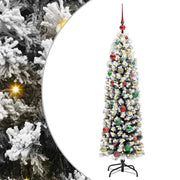 Vidaxl kunstkerstboom groen 150 cm pvc en staal en kunststof - afbeelding 2