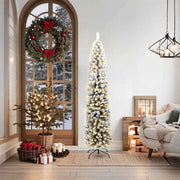 Vidaxl kunstkerstboom groen 180 cm pvc en staal en kunststof - afbeelding 1