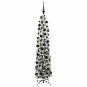 Vidaxl kunstkerstboom groen 180 cm pvc en staal en kunststof - afbeelding 3