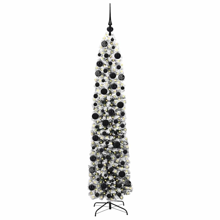 Vidaxl kunstkerstboom groen 180 cm pvc en staal en kunststof