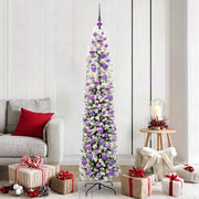 Vidaxl kunstkerstboom groen 180 cm pvc en staal en kunststof - afbeelding 1