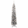 Vidaxl kunstkerstboom groen 210 cm pvc en staal en kunststof