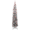 Vidaxl kunstkerstboom groen 210 cm pvc en staal en kunststof