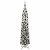 Vidaxl kunstkerstboom groen 210 cm pvc en staal en kunststof