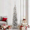 Vidaxl kunstkerstboom groen 210 cm pvc en staal en kunststof