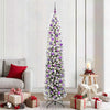 Vidaxl kunstkerstboom groen 210 cm pvc en staal en kunststof