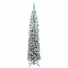 Vidaxl kunstkerstboom groen 210 cm pvc en staal en kunststof