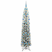 Vidaxl kunstkerstboom groen 210 cm pvc en staal en kunststof - afbeelding 3