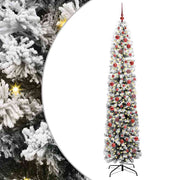 Vidaxl kunstkerstboom groen 240 cm pvc en staal en kunststof - afbeelding 2
