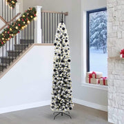Vidaxl kunstkerstboom groen 240 cm pvc en staal en kunststof - afbeelding 1
