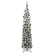 Vidaxl kunstkerstboom groen 240 cm pvc en staal en kunststof - afbeelding 3