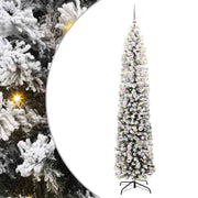 Vidaxl kunstkerstboom groen 240 cm pvc en staal en kunststof - afbeelding 2