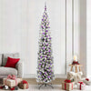 Vidaxl kunstkerstboom groen 240 cm pvc en staal en kunststof