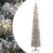 Vidaxl kunstkerstboom groen 270 cm pvc en staal en kunststof - afbeelding 1