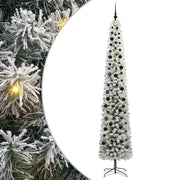 Vidaxl kunstkerstboom groen 270 cm pvc en staal en kunststof - afbeelding 2