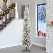 Vidaxl kunstkerstboom groen 270 cm pvc en staal en kunststof - afbeelding 1