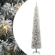 Vidaxl kunstkerstboom groen 270 cm pvc en staal en kunststof - afbeelding 2