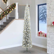 Vidaxl kunstkerstboom groen 270 cm pvc en staal en kunststof - afbeelding 1