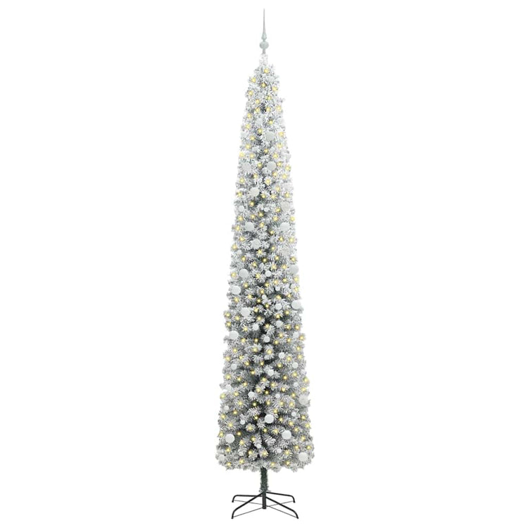 Vidaxl kunstkerstboom groen 300 cm pvc en staal en kunststof