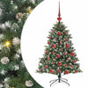 Vidaxl kunstkerstboom met 150 led groen 120 cm pvc en plastic en staal