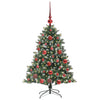 Vidaxl kunstkerstboom met 150 led groen 120 cm pvc en plastic en staal