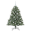 Vidaxl kunstkerstboom met 150 led groen 120 cm pvc en plastic en staal
